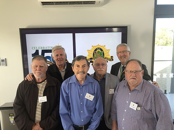 The Class of 1970, l to r: Michael O'Mara, Kevin O'Mara, Robert Mandile, John Di Santo, Peter Hudson and Leo Collins