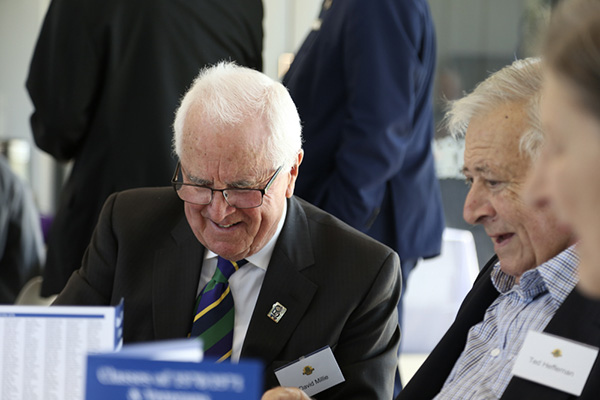 Old Paradians and Vietnam veterans David Millie MBE (1954) and Ted Heffernan (1956)